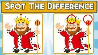 👑 Kings & Queens 👑 Spot the Difference | Find the Differences | Royal Picture Puzzle Game