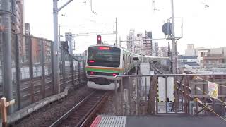 【小田原～熊谷間快速運転、運転区間は小田原～高崎間】湘南新宿ライン高崎線直通特別快速高崎行きE231系近郊型S-20編成+K-29編成15両　武蔵小杉駅発車