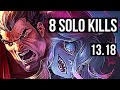 DARIUS vs BRIAR (TOP) | 8 solo kills, 9/1/1 | TR Master | 13.18