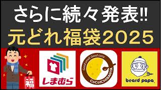 さらに続々発表！元どれな2025年お得福袋情報【第10弾】