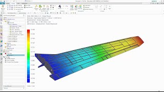 Simcenter 3D - Structural performance analysis on wing design #HowToSimcenter3D