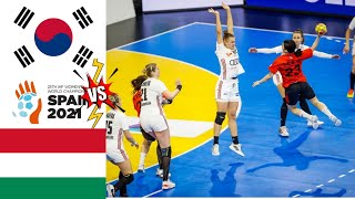 South Korea Vs Hungary Handball Women's World Championship Spain 2021