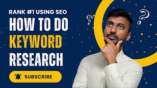 How to do Keyword Research Practically | How to find the perfect keywords for SEO | Keyword Research