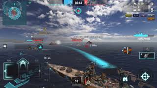 WOWS BLITZ tier7英戦艦ネルソン〜一応デビュー戦〜