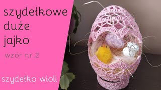 Szydełko Wioli - jak zrobić jajko (wzór nr 2)/ crochet/crocheting