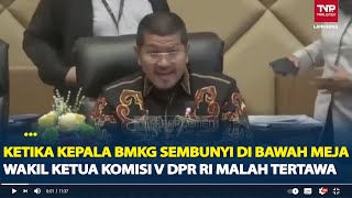 Ketika Wakil Ketua Komisi V DPR RI Roberth Rouw  Tertawa Saat Gempa Cianjur