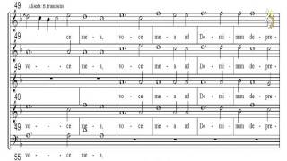 BEATUS FRANCISCUS - J. de Aliseda -  Coro Mixto - 5 v.