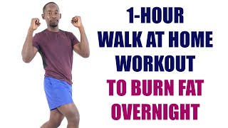 1-HOUR Walking at Home Workout to Melt Body Fat Overnight