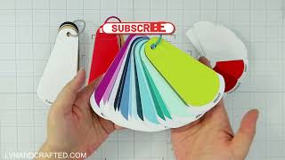 Swatching Spellbinders Colorwheel Cardstock