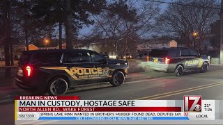 Wake Forest standoff ends with suspect in custody, juvenile hostage safe, officials say