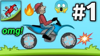 Hill Climb Racing - Gameplay Walkthrough Part 1 - Motocross Bike (iOS, Android)