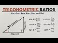 The Six Trigonometric Ratios of Right Triangle - Trigonometry (Grade 9 4th Quarter)