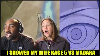 I SHOWED MY WIFE MADARA VS THE KAGE 5 AND WE BOTH THINK HE'S SAVAGELY OP!