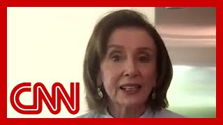 Pelosi reacts to Trump's name appearing on stimulus checks