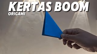 origami kertas B00M || kertas pet4san #viralvideo