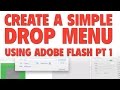 Create a Simple Drop-Menu in Flash pt.1