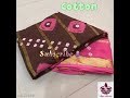 new arrival cotton bandhani sarees