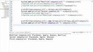#shorts Convert string array into arraylist in Java - 3
