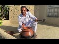 shutar murgh paye recipe cooking huge long ostrich legs mubashir saddique village food secrets