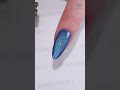 shiny blue cat eye nails born pretty