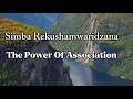 Simba Rekushamwaridzana | The Power Of Association |-Official Video