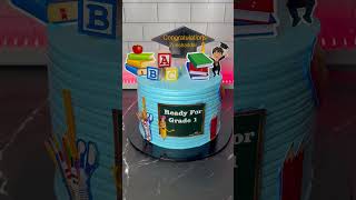 My Son's  Kindergarten Graduation Cake #kindergarten #graduation #youtubeshorts #youtubemadeforyou