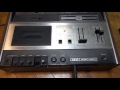 1975年製　カセットデッキ　akai gxc 46d 42年後 修理復活 2017.3.5