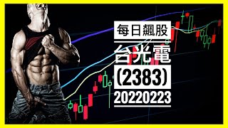 台光電(2383) - 20220223 #short #股坑Pit #每日盤後觀察 #台股 #股票 #股市