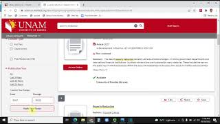 UNAM Library Tutorial | Searching for Articles