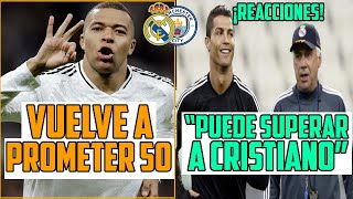 MBAPPE VUELVE A PROMETER 50 GOLES SIN DESPEINARSE Y ANCELOTTI SUELTA LA BOMBA: CRISTIANO, VIGILA