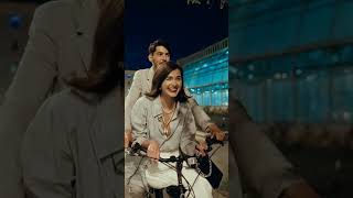 couples on cycle romantic seen caught in camera #shorts