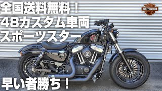 SOLD OUT【ハーレーダビッドソン】全国送料無料！フォーティーエイトの中古車両が入荷！【スポーツスター】2019 XL1200X 48 FortyEight