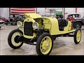 1929 ford model a speedster yellow