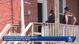 "She left her mark," Coworkers mourn the loss of Manheim shooting victim