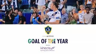 Zlatan Ibrahimović's goal vs. LAFC wins Kinecta Goal of the Year