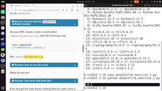 HPC Python's 'matplotlib' session, for Kebnekaise