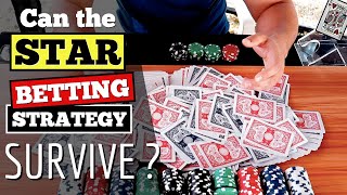 Day 1 - Real Cards Baccarat Series testing the STAR Betting Strategy! | STAR SURVIVAL Day 1