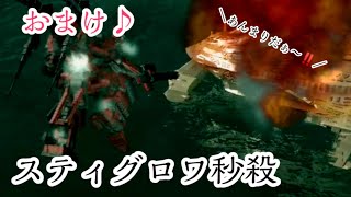 【オマケ】スティグロ秒殺‼️これでもアームズフォートなんです💧