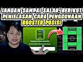 BAGINI CARA PENGGUNAAN BOOSTER POSISI YANG BENAR AGAR TIDAK HANGUS EFOOTBALL 2024 MOBILE