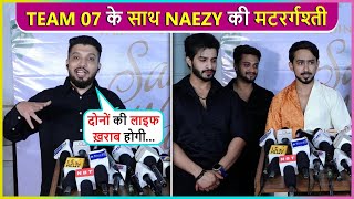 Adnaan Shaikh With TEAM 07, Naezy Says Shaadi Mat Karna | Sana Sultan Wedding Reception