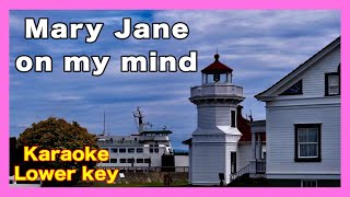 Mary Jane on my mind【Karaoke・Lower key】Hiro Tsunoda