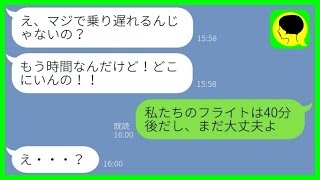 【LINE】新婚旅行にタダでついてこようとする義弟「英語得意だから任せろ！」→クレクレ男に黙って旅行先を変更した結果...w【総集編】