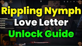How To Unlock Rippling Nymph Fragrance Love Letter (Collection Guide) - Where Winds Meet