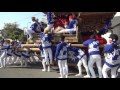 平成27年　建水分神社祭礼　板茂神社祭礼　寛弘寺　西板持　東板持集会所前　だんじり