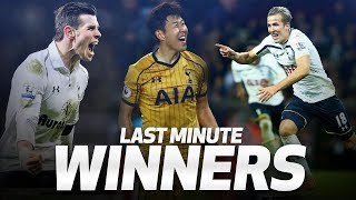 SPURS' MOST DRAMATIC INJURY-TIME WINNERS | ft. Harry Kane, Gareth Bale and Heung-min Son!