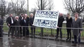 Actie bij de Turkse ambassade