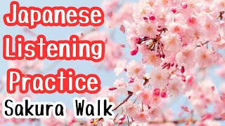 Nagatoro Cherry Blossom Walk | Japanese Listening Practice Vlog 9