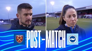 POST MATCH | Dario Vidosic and Vicky Losada | West Ham vs Brighton