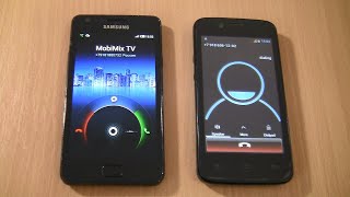 Incoming  & Outgoing call at the Same Time  Samsung Galaxy S2 MIUI + Fly IQ440
