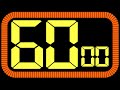 60 Seconds Countdown Timer No Copyright [100FPS BIG NUMBERS]| 60 to 0 Countdown | Numbers 60 to 0